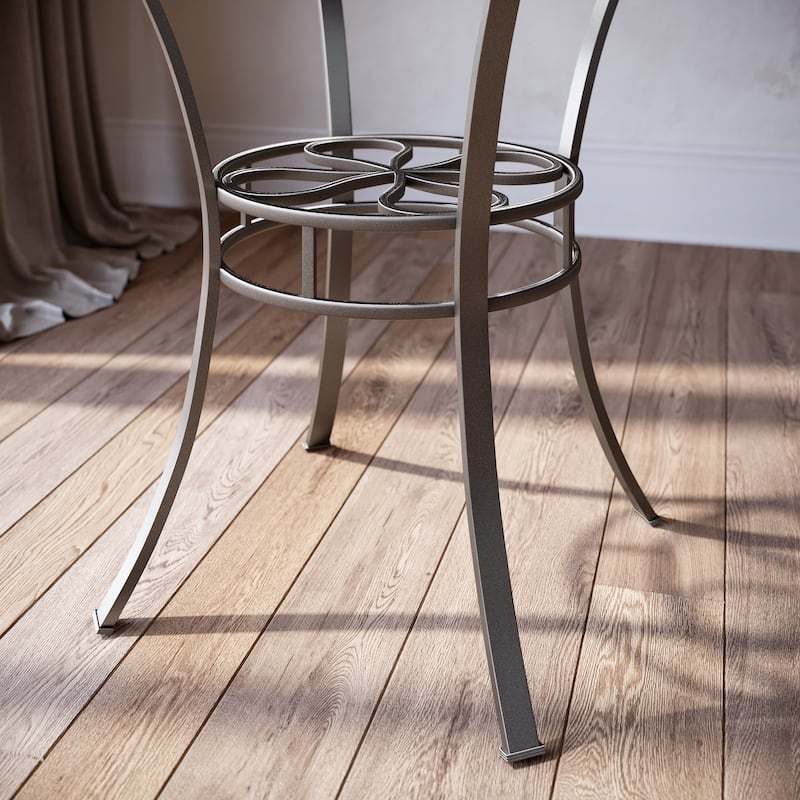 SEI Furniture Celandine Dark Brown Iron Dining Table