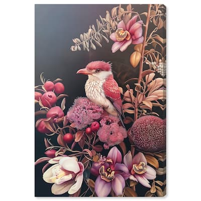 Bird and Bloom Canvas by Art Remedy, Gallery Wrapped