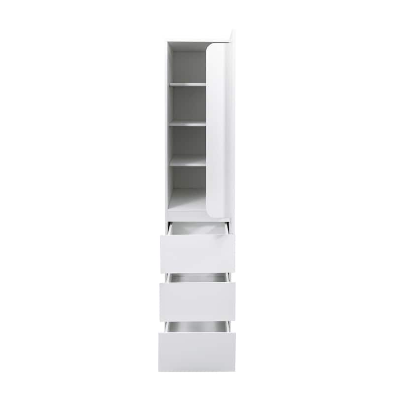 Kitchen Pantry Storage Cabinet With Doors, Shelves & Drawers - Spacious Food Storage Organizer For Kitchen Or Dining Area