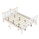 preview thumbnail 8 of 14, Queen Size Classic Modern Design Wood Platform Bed Bed Frame with Footboard and Headboard