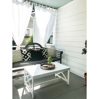 Ivan Outdoor Rectangle Wood Coffee Table by Christopher Knight Home