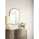 preview thumbnail 2 of 5, Pomegranate Beige and White Peel and Stick Wallpaper