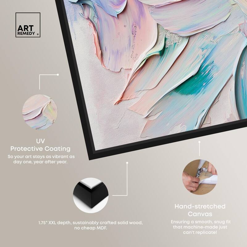 Flowing Mousse I Canvas by Art Remedy