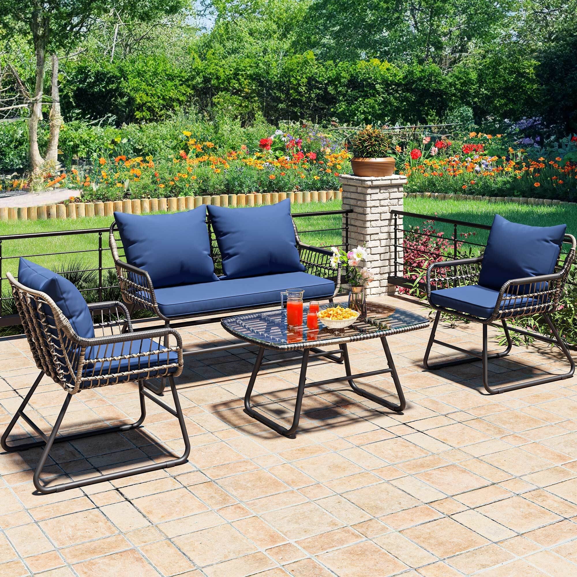 Walmart Patio Chairs Walmart Rattan Chairs Piece Walmart Outside