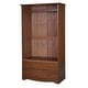 preview thumbnail 27 of 29, Palace Imports 100% Solid Wood Smart Wardrobe Armoire with 2 Drawers, Metal or Wooden Knobs