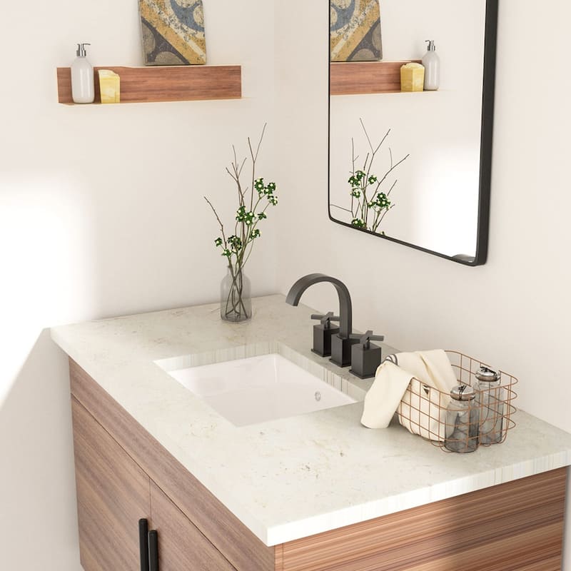 PROOX 20 in. Bathroom Rectangular Ceramic Undermount Sink