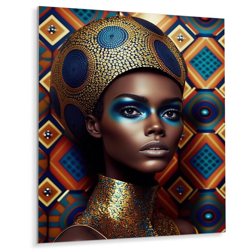 Designart 'Classy Portrait Of Elegant African Lady VIII' African