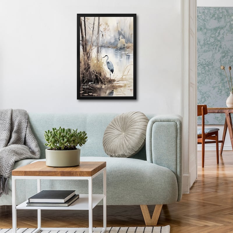 Herons X Premium Framed Poster by Ray Powers