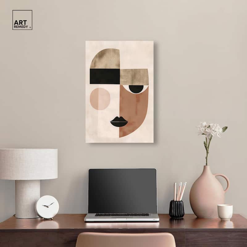 Face Moderne I Canvas by Art Remedy, Gallery Wrapped