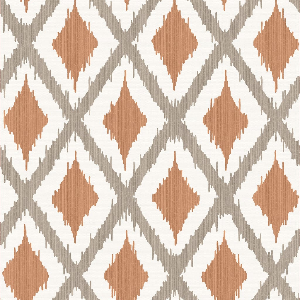 Ikat Rust Wallpaper - N/A