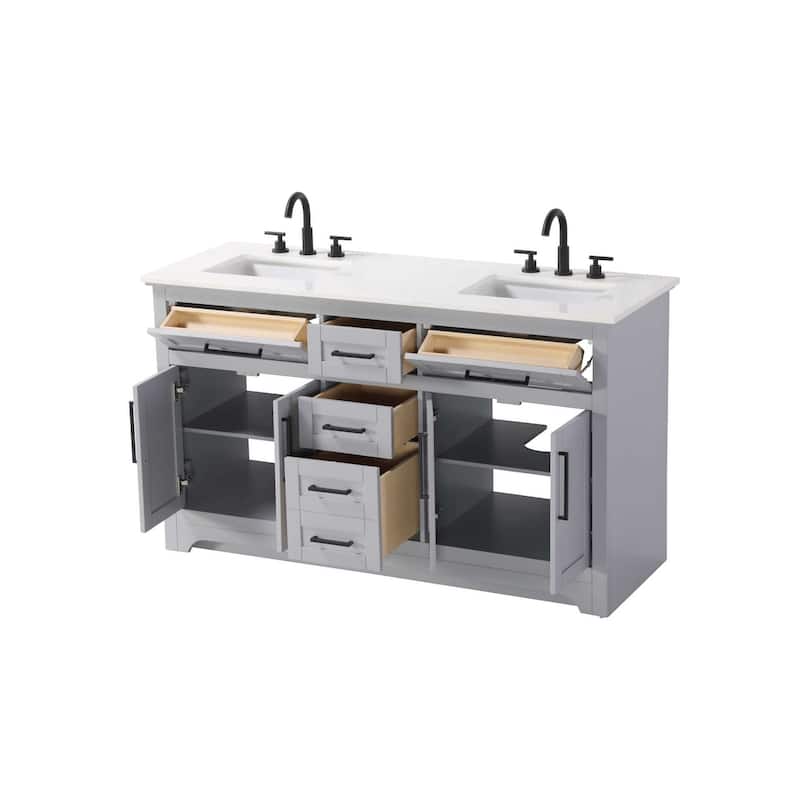 Nathaniel Double Bathroom Vanity (54-84 inch)