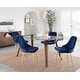 preview thumbnail 18 of 58, Silver Orchid Naldi Contemporary-Glam Velvet Dining Chair (Set of 2)
