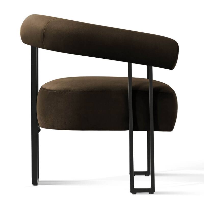 30" Wide Upholstered Velvet Accent Chair