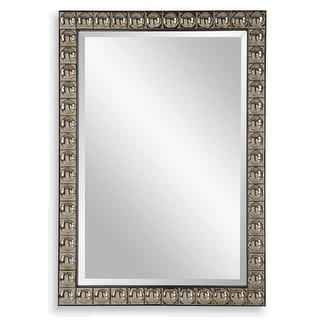 Uttermost 09944 Silvio Vanity Mirror - Antiqued Silver-Champagne