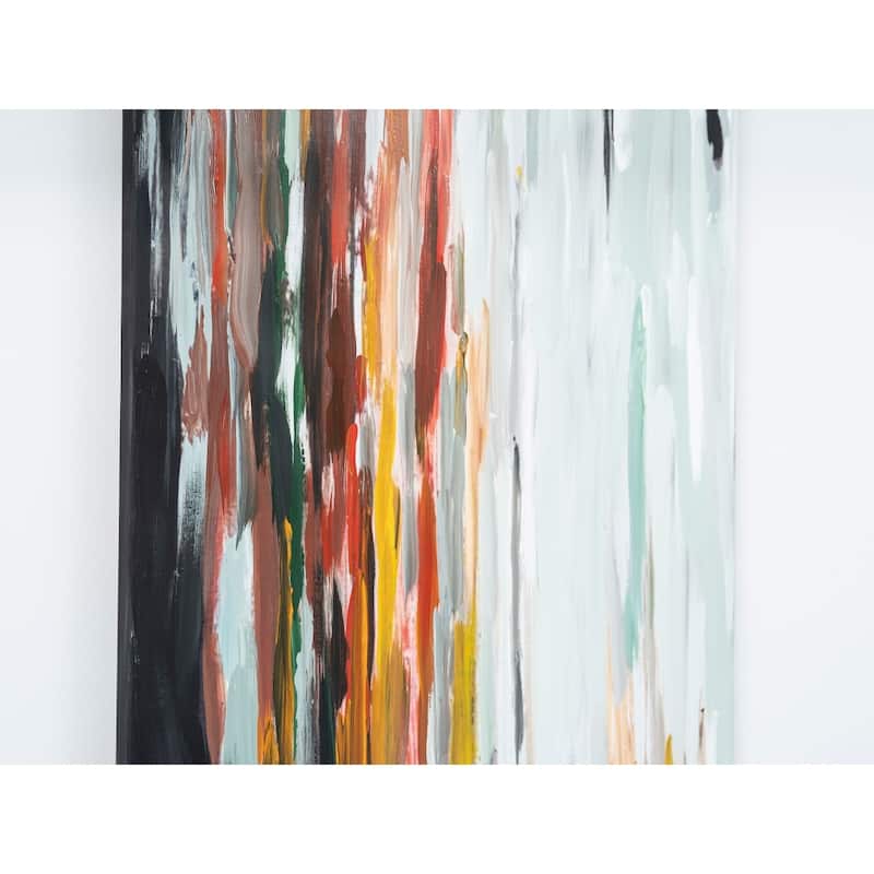 Wandela Wall Canvas Paintings 47'' x 19'' - Grey