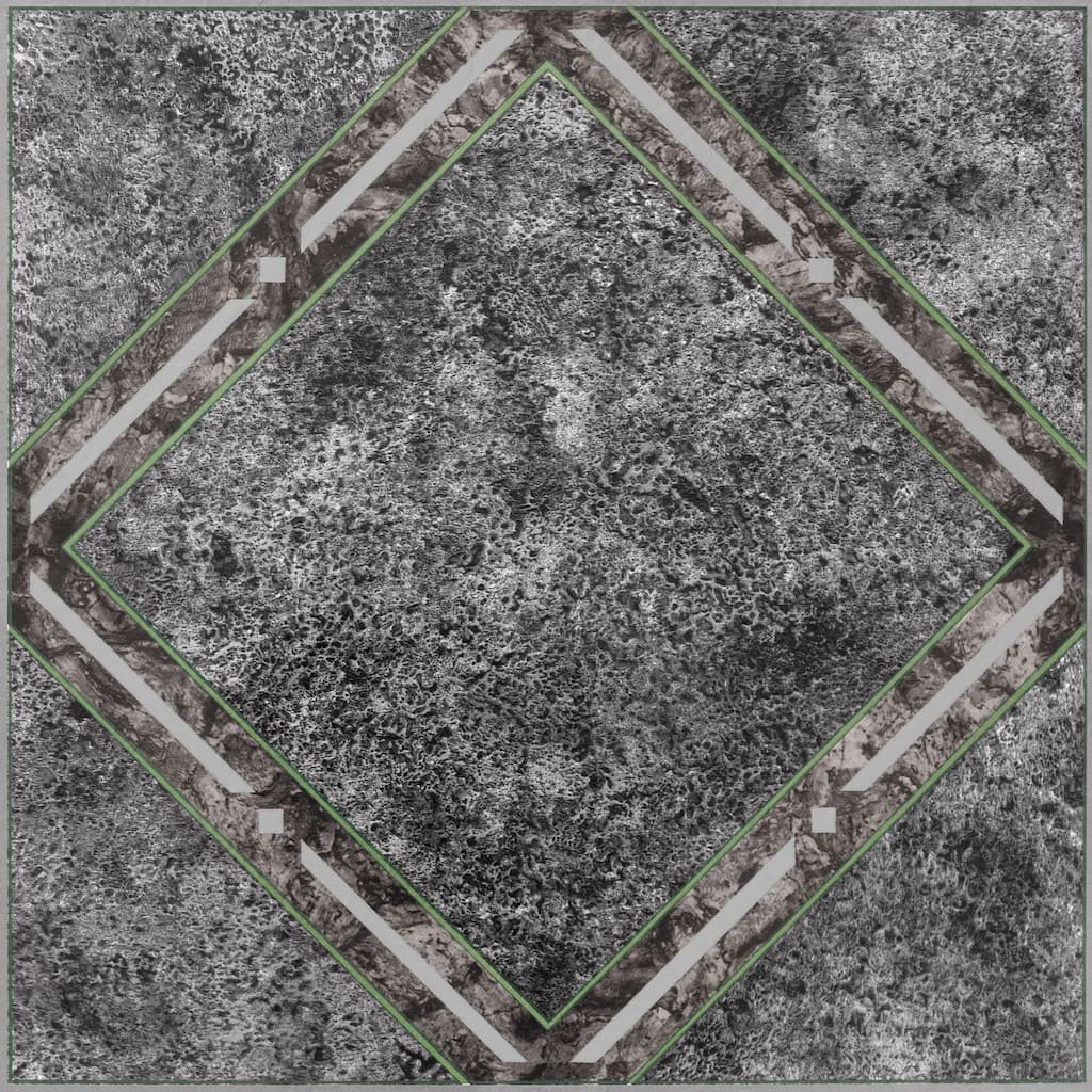 Achim Nexus Metallic Marble Diamond 12x12 Self Adhesive Vinyl Floor Tile - 20 Tiles/20 sq. ft.