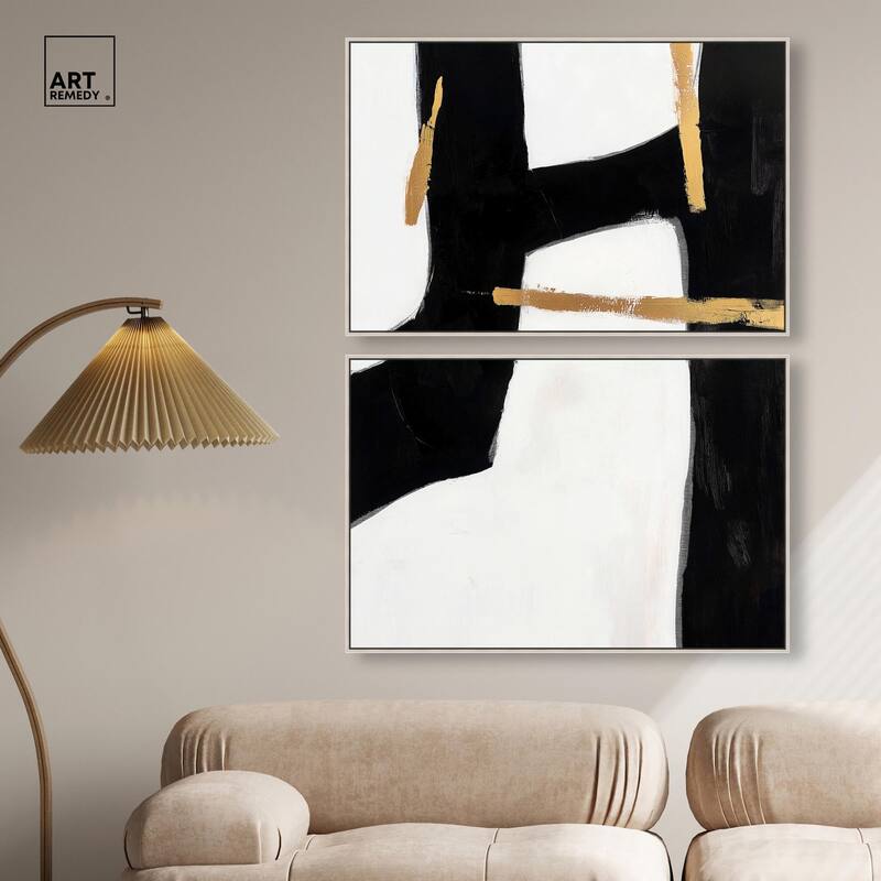 Urban Grid I Canvas Set of 2 by Art Remedy