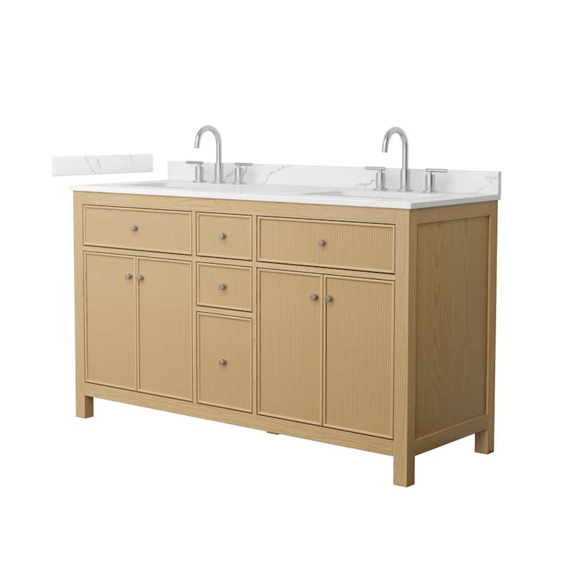 Wyndham Collection WCF9292-60D-QTZ-US3MXX Pendry 60" Free Standing