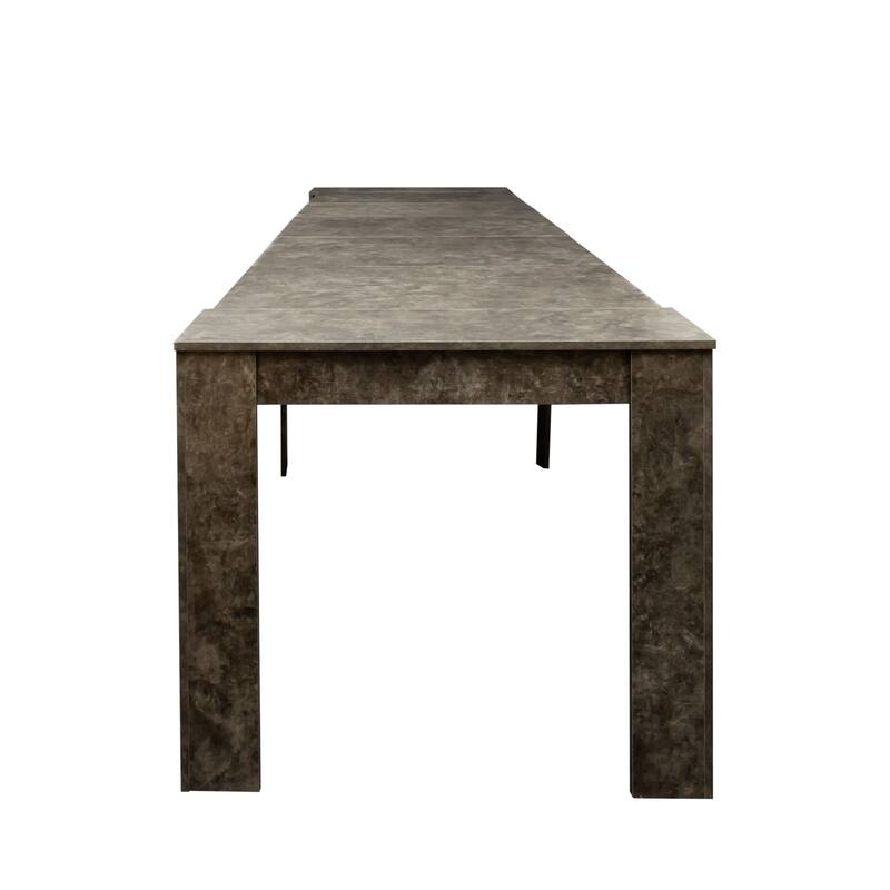 Foldable Dining Table for 6-12 People, Extends to 118 inchConsole Table Space Saving Dinette