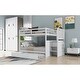preview thumbnail 16 of 23, Full over Full Bunk Bed with Twin Size Trundle White