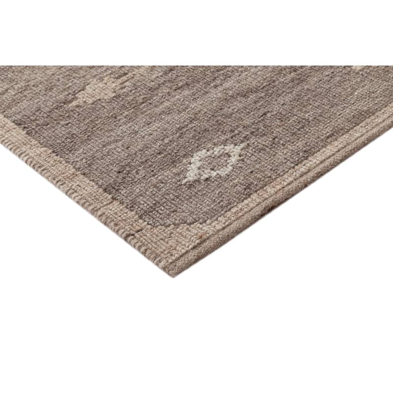 Terra by Obeetee Lean Mana Neutral Rug - Lavender/Ivory - 2'6" x 8'