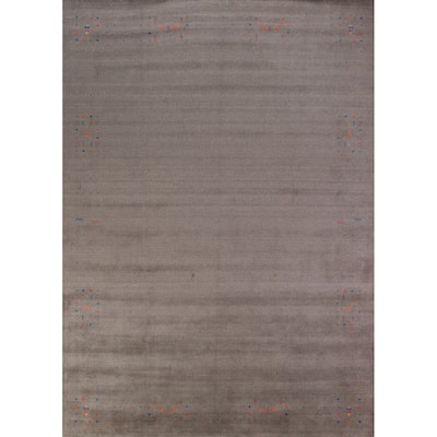 Tribal Gabbeh Indian Area Rug Handmade Living Room Wool Carpet - 9'2" x 11'11"