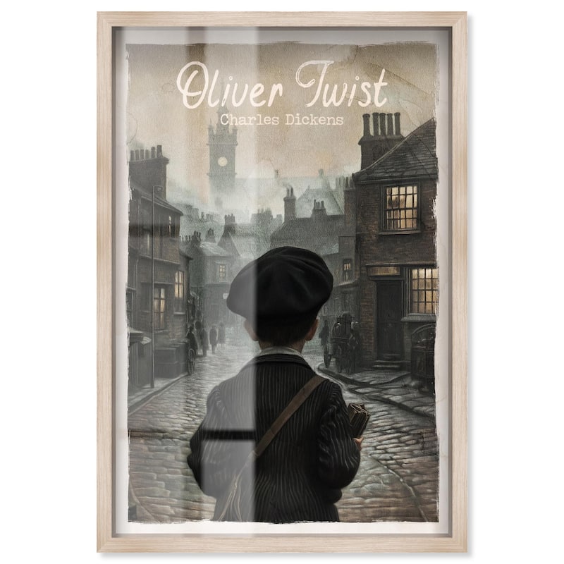 Oliver Twist Classic Shadowbox by Art Remedy - Natural - 24" x 36"