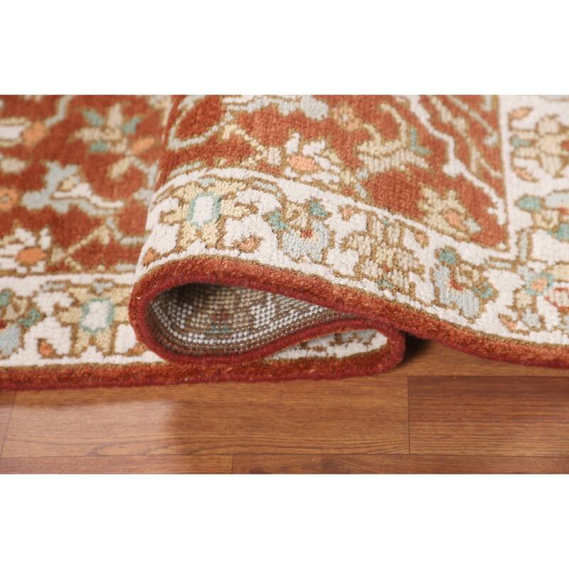 Kashan Oriental Foyer Rug Handmade Wool Carpet - 3'0"x 5'0"