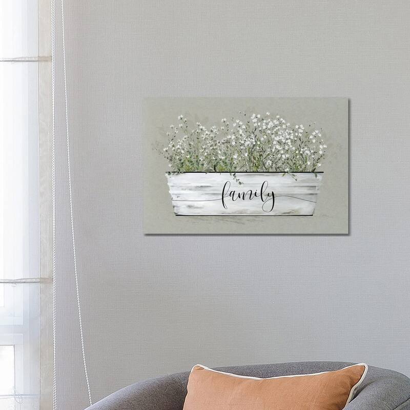 iCanvas "Bouquet Of Grace Bucket Family" by Carol Robinson Canvas Print - 18x26x1.5