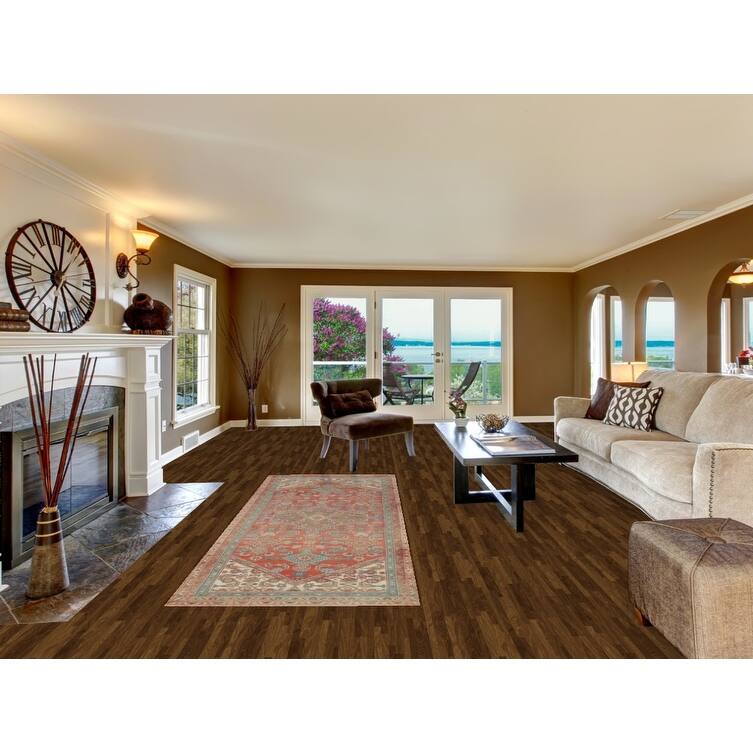 Hand Knotted Oriental 100% Wool Carpet Traditional Medallion Oranges & Rust Hamedan Runner Rug - 9' 8'' X 3' 6''