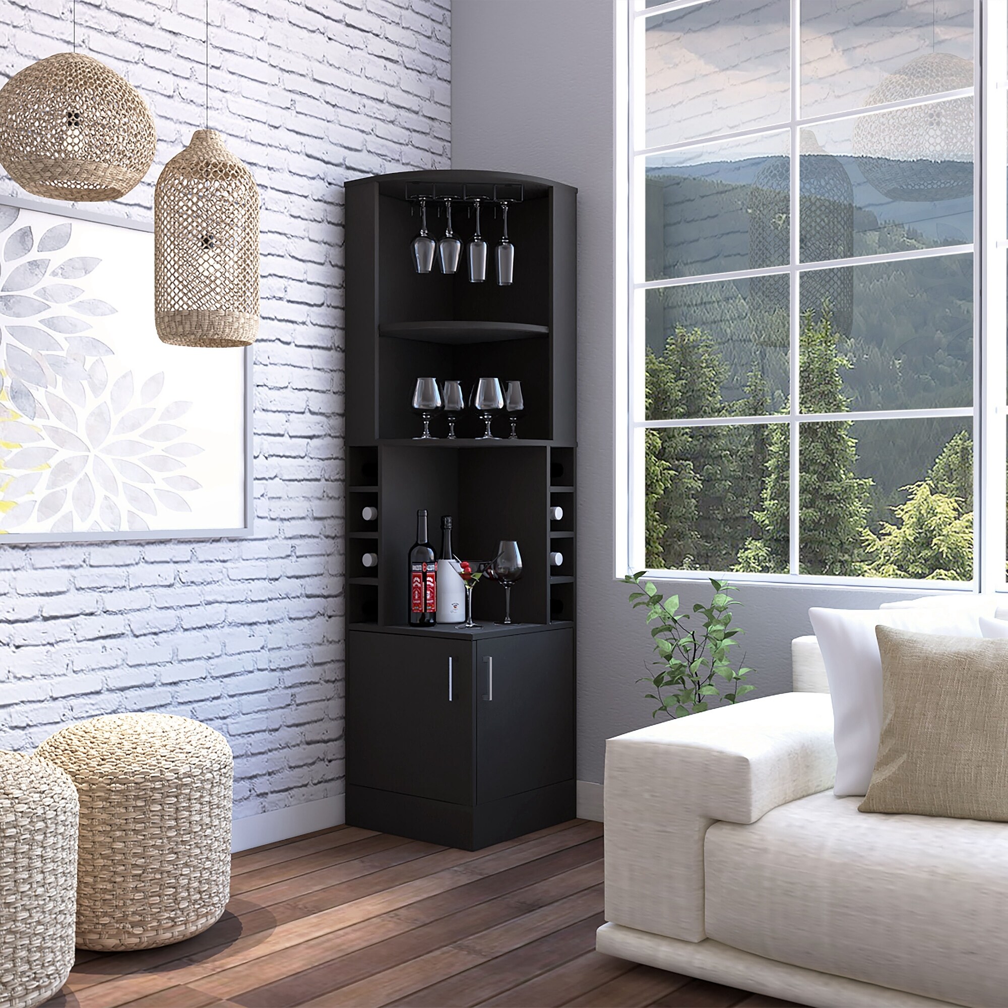 Black Corner Pantry Cabinets Bed Bath Beyond