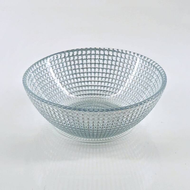 5 Inch Glass Bowls with Captivating Beaded Pattern Perfect for Both Casual and Formal Occasions