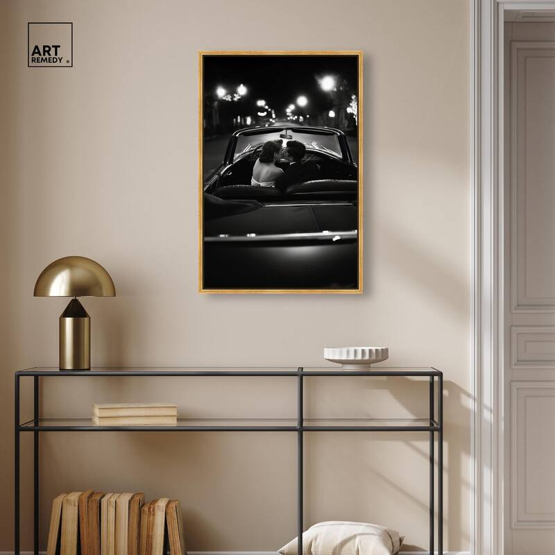 Kiss Me in the Moonlight I Canvas by Art Remedy
