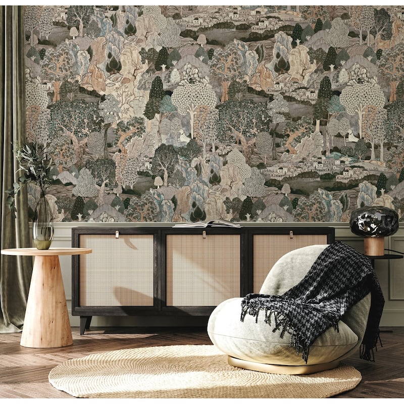 Vintage Woodland Tapestry Wallpaper Mural