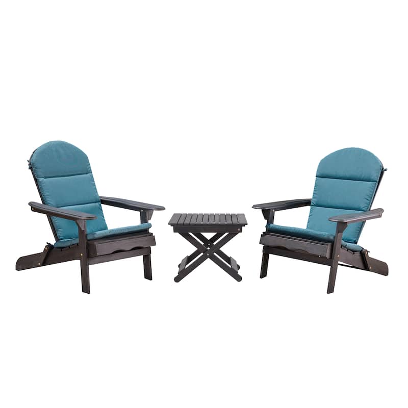 Malibu Outdoor 2 Seater Acacia Wood Chat Set with Water Resistant Cushions by Christopher Knight Home