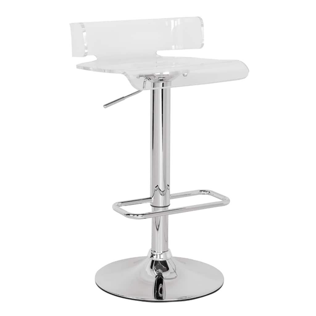 High Quality Chrome Adjustable Swivel Stool,Casual & Comfortable