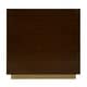 preview thumbnail 5 of 5, Medera 32 in. W Rectangular Wood and Leather 2 Door Accent Cabinet