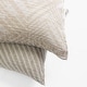 preview thumbnail 8 of 6, Georgia, Reversible, Natural, Duvet Cover Set