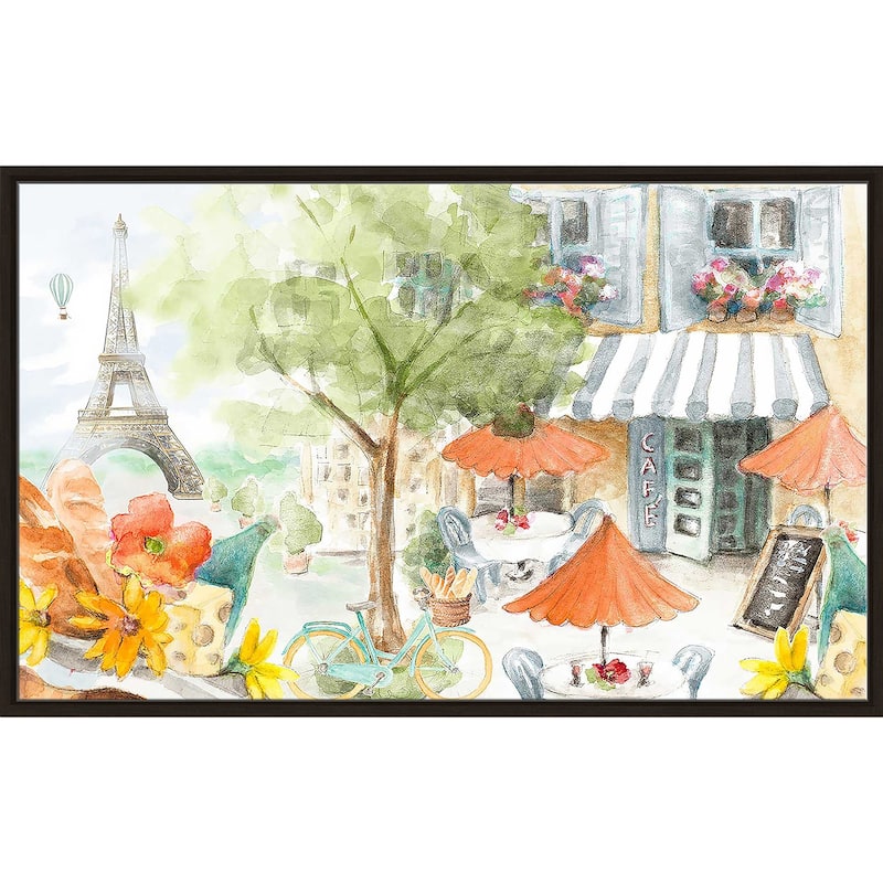 "Parisian Life" Print on Floating Canvas