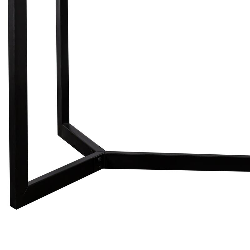 GDF Studio - Hellio Modern Computer Desk with Y-Shaped Metal Legs and Spacious Work Surface - 70.87"