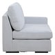 preview thumbnail 4 of 5, Uttermost Refuge Cloud Blue Right Arm Facing Sofa - 30"Hx 43.25"Wx 37.5 "D