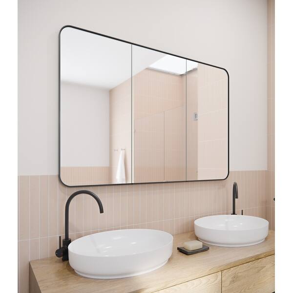 slide 2 of 27, Stainless Steel Square Medicine Cabinet Matte Black