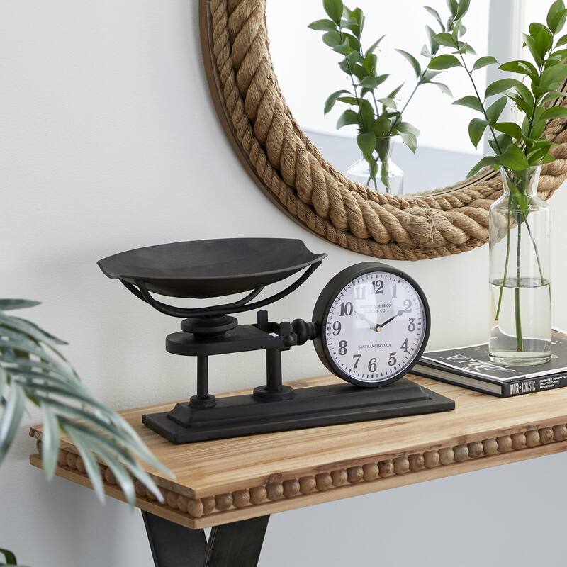 Metal Clock - Black - Roche River Decor