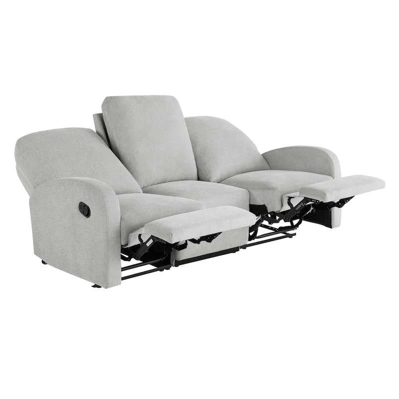 Relax-A-Lounger Parker Reclining Sofa in Woven Polyester Fabric
