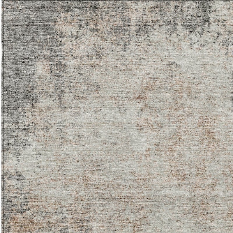 HomeRoots Abstract Transitional Rectangle Outdoor Rug