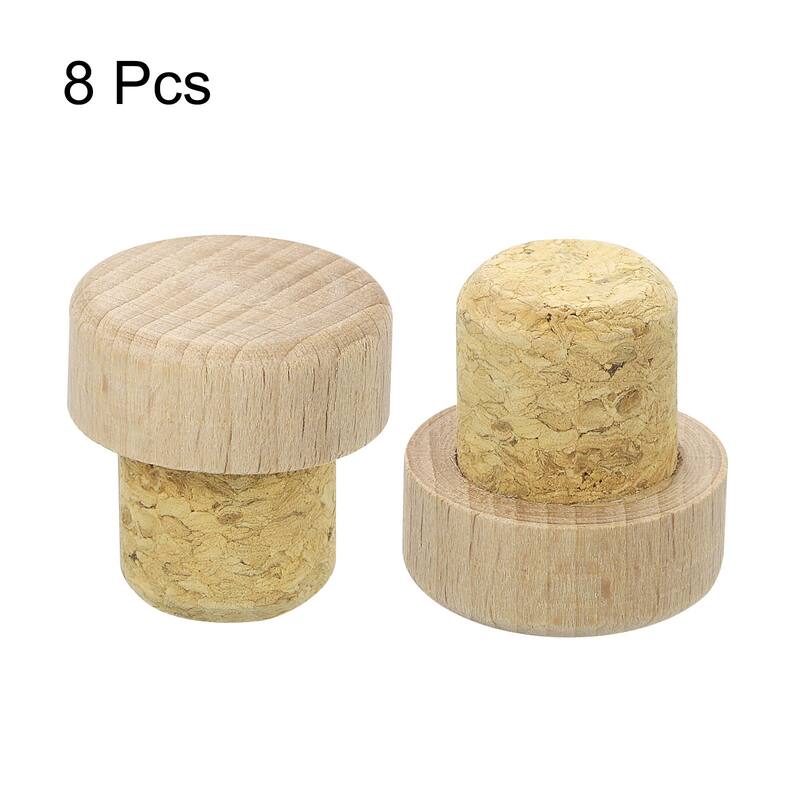 T-shaped Stoppers, 0.75" Cork Wine Stopper Wine Bottle Corks