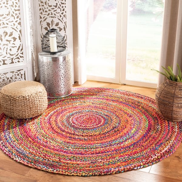 SAFAVIEH Handmade Braided Lilie Country Cotton Rug - On Sale - Bed