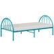 preview thumbnail 20 of 22, BK Furniture Brooklyn Metal Twin Bed Turquoise