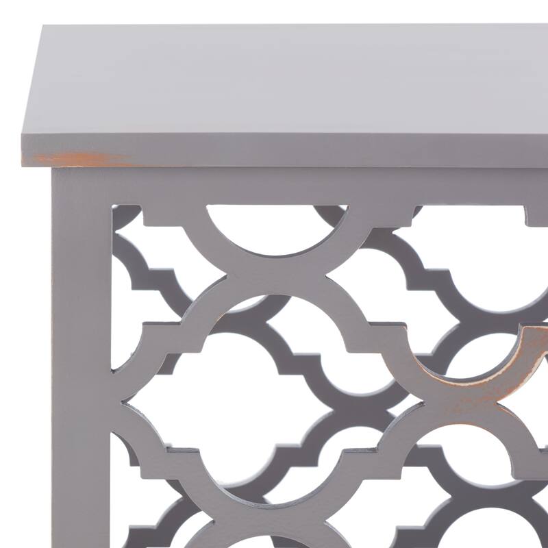 SAFAVIEH Asimina End Table - 19" W x 19" D x 23" H - 19Wx19Dx23H