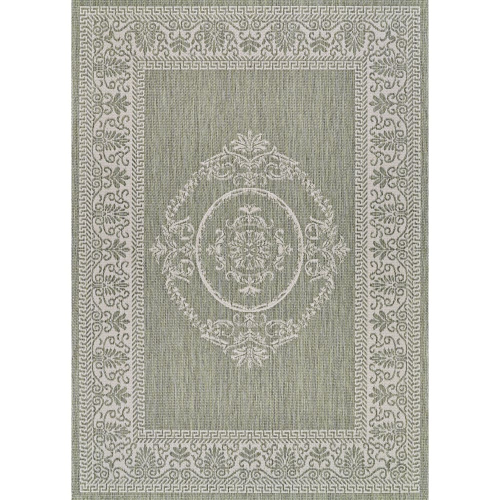 Pergola Emblem Indoor/ Outdoor Area Rug